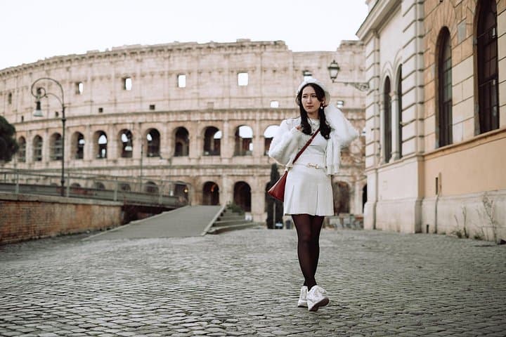 Professional photoshoot in Rome