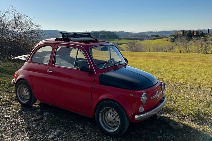 Private Tour in Vintage Fiat 500 - Val d'Orcia