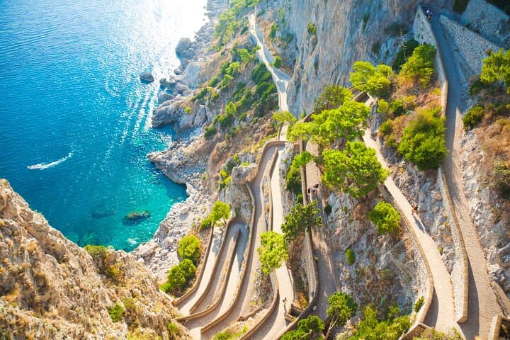 Capri, Anacapri & Blue Grotto: Small-Group Tour from Naples