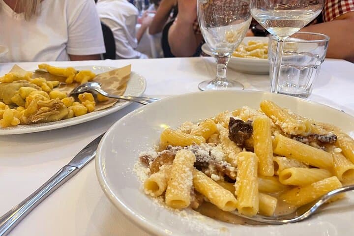 Dinner in an Italian trattoria