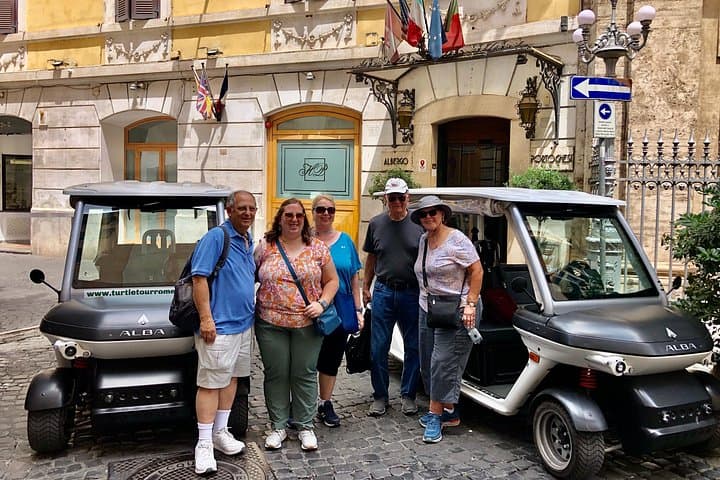 Rome Highlights by Golf Cart Private Tour