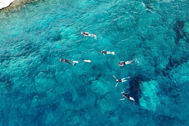 San Teodoro: snorkeling dinghy tour at Molara with sea scooter