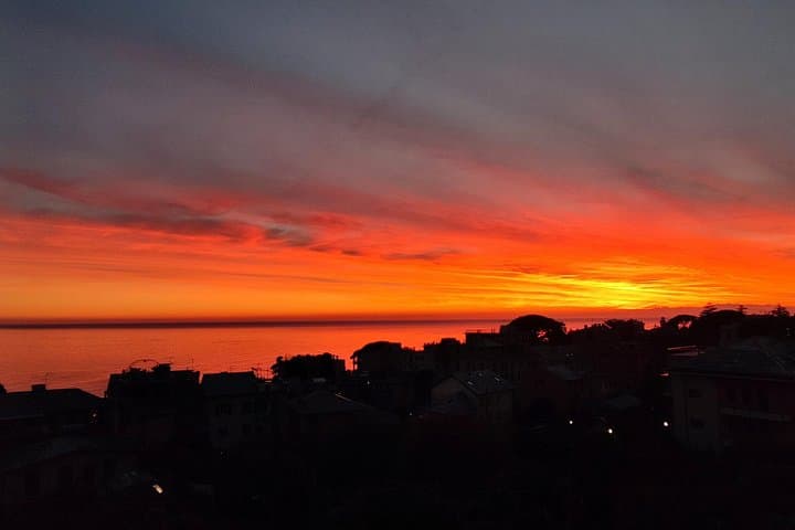 On the way back to Nervi at sunset