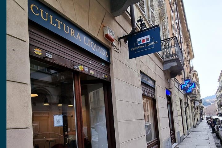 Our wine school entrance in Via Mazzini