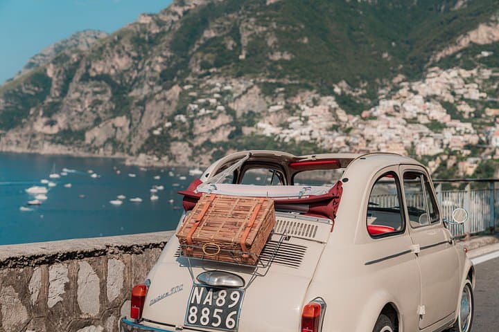 Positano : Magic Experience photo tour in vintage Fiat 500
