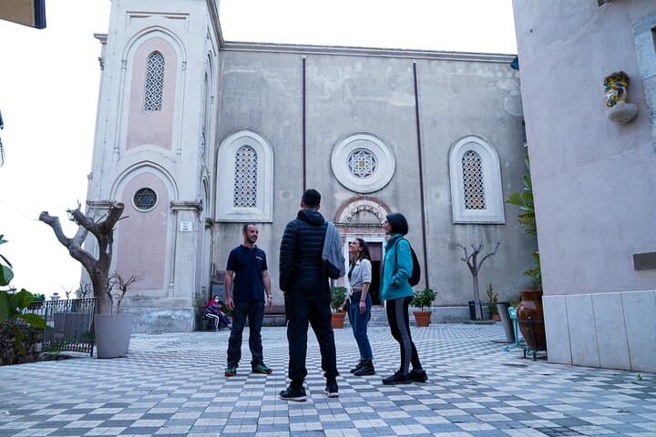 Guided tour of Giardini Naxos, Castelmola, Taormina from Catania