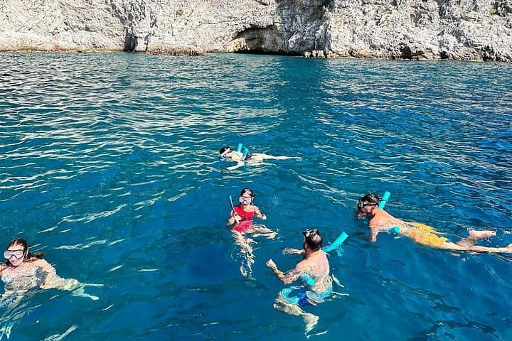 snorkelling on the amalfi coast