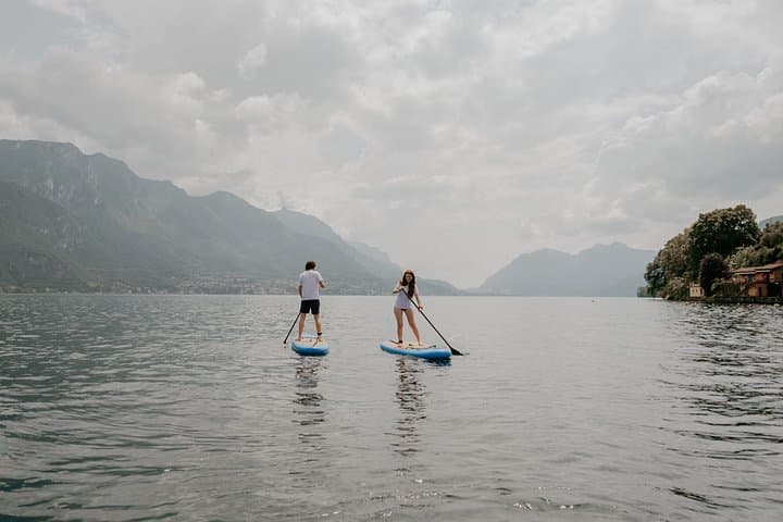 Private Stand Up Paddle Boarding Experience in Lake Como Bellagio