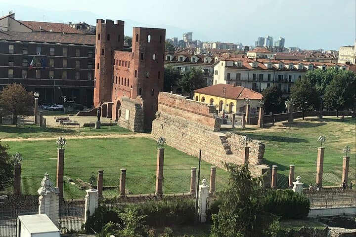 Roman gate and walls