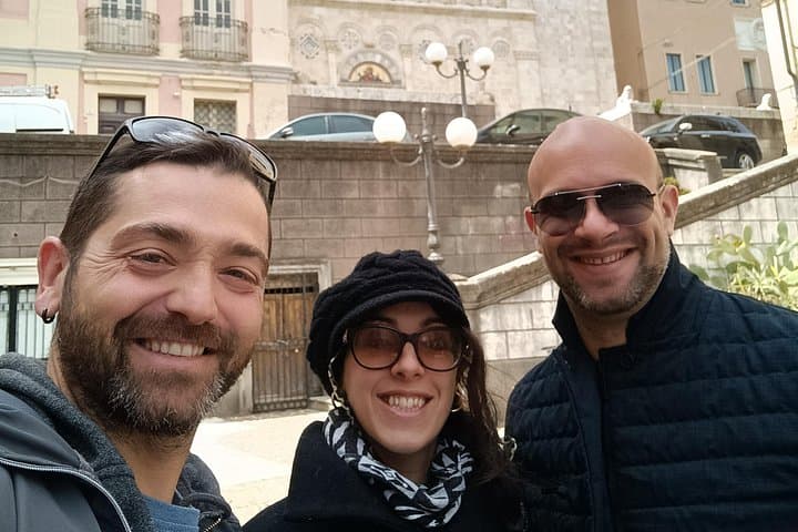 Cagliari city tour and flamingo park by minivan and on foot