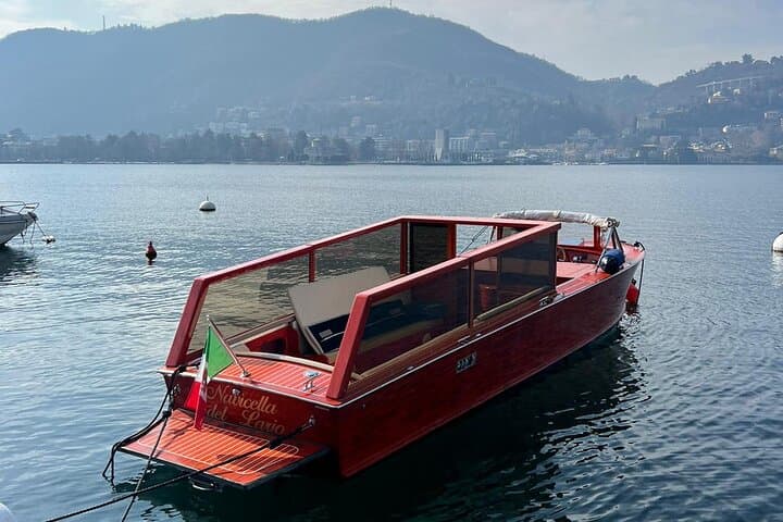 3 Hours Private Wooden Boat Tour visit Bellagio 6 pax