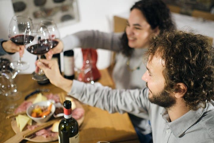 Wine tasting with Cheese Monte Veronese and Salame awarded with Slow Food prize