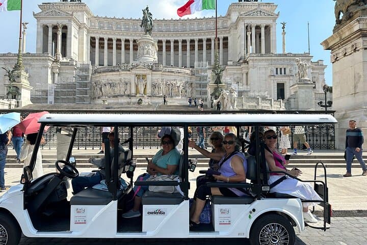 Golf cart private tour of Rome