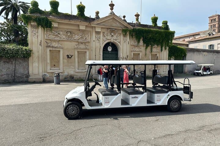 Golf cart private tour of Rome