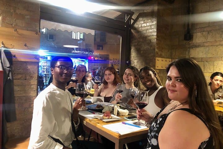 The wine TRIVIA game was competitive!