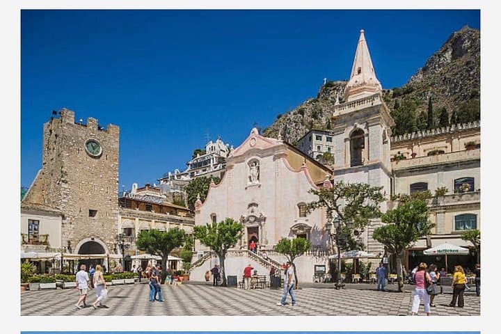 Tour Taormina, boat trip, Castelmola e Messina
