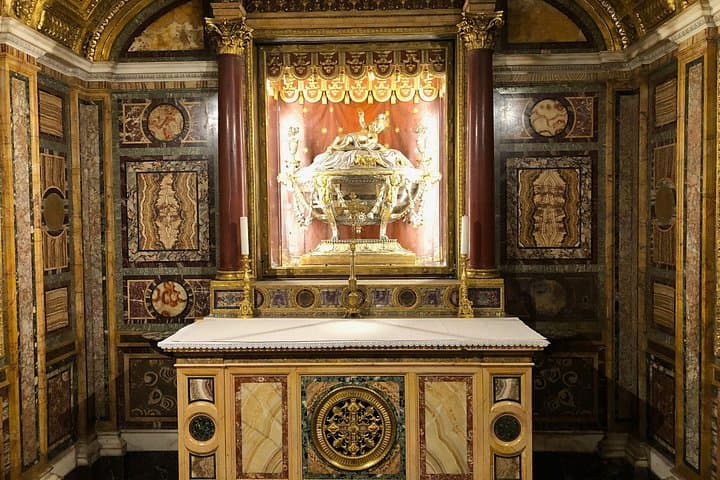 Relics of the crib of the baby Jesus