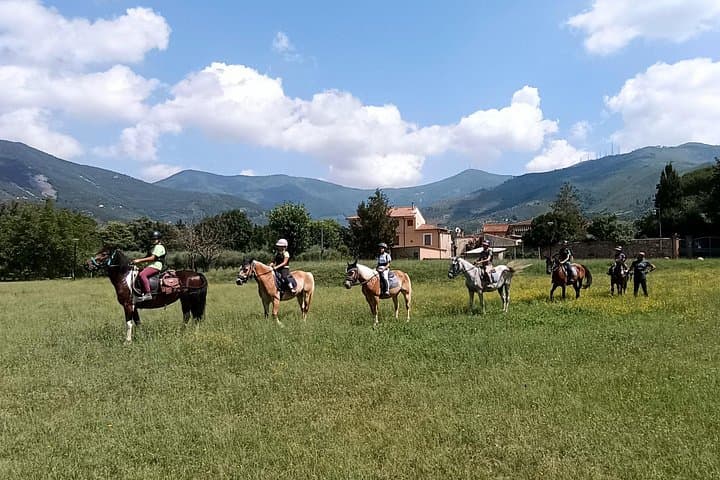 Horseback riding and aperitif 2 hours for beginners