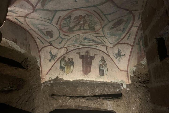 Rome Catacombs After-Hours Tour with Capuchin Crypt & Transport