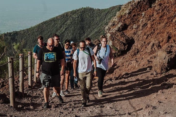 Climbing up Vesuvius