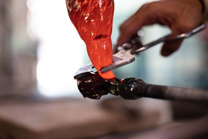 Venice Murano Island Glass Factory Tour with Glass Blowing Demonstration
