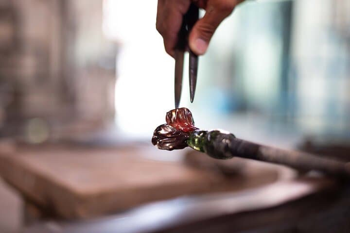 Venice Murano Island Glass Factory Tour with Glass Blowing Demonstration