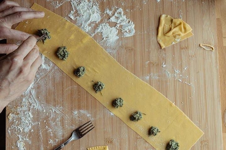 Ravioli making in your Brunello cooking class