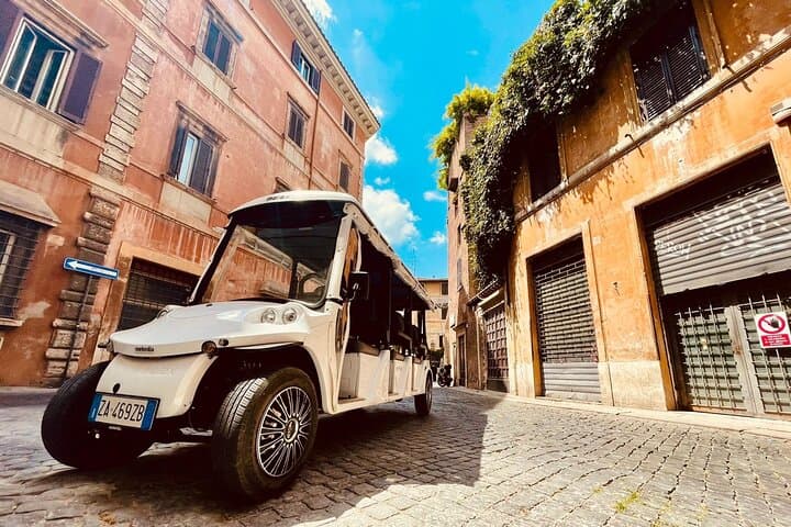 Rome: 3 Hours Private/Group Golf cart Tour with hotel pickup