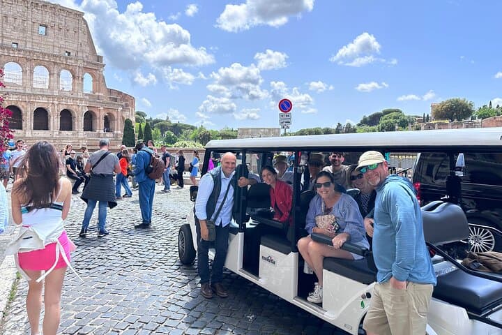 Rome: 3 Hours Private/Group Golf cart Tour with hotel pickup