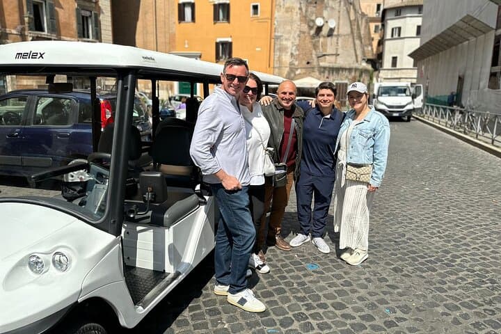 Rome: 3 Hours Private/Group Golf cart Tour with hotel pickup