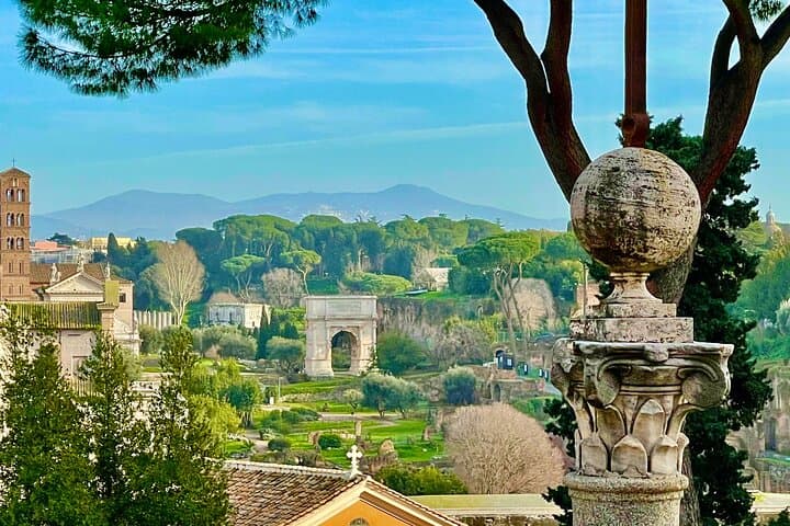 Capitoline Museum, Michelangelo square and panoramic views of Rome