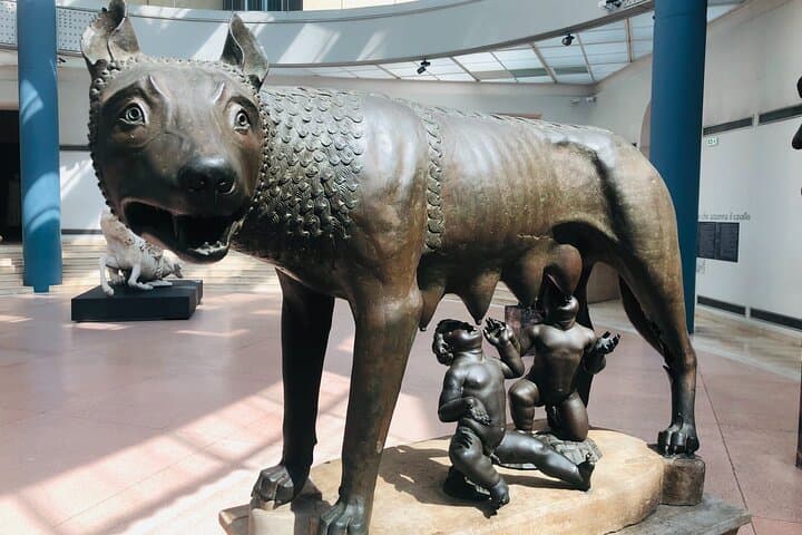 Capitoline Museum, Michelangelo square and panoramic views of Rome
