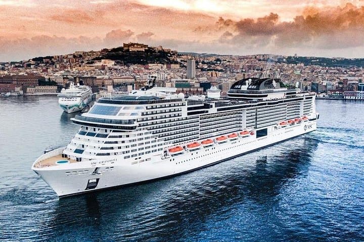 From the Port of Naples 
(cruise, ferry, private boat)