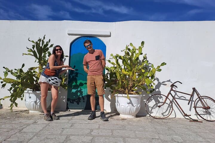 E-bike tour in Ostuni, the olive trees and the rock village