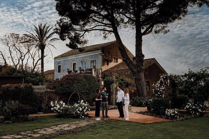 Etna Urban Winery - Tasting with Street Food Platter and vineyard