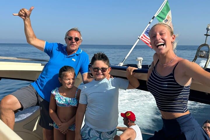 From Sorrento: Capri & Blue Grotto Boat Day Tour Up to 8 People