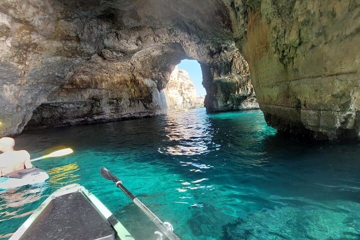 Adventure to the caves by canoe