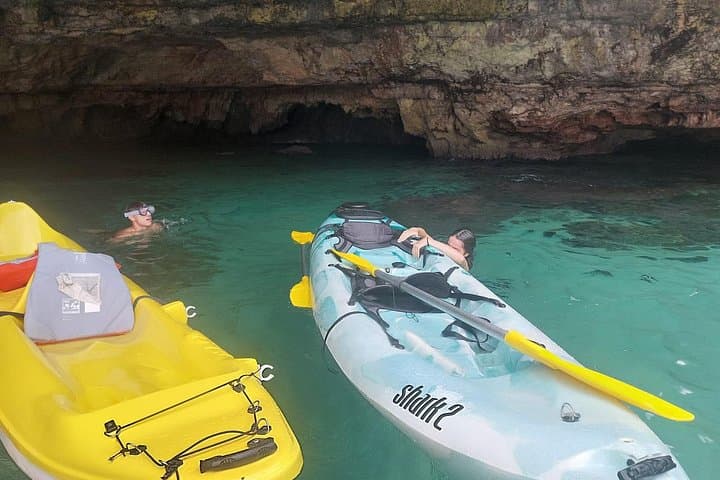 Adventure to the caves by canoe