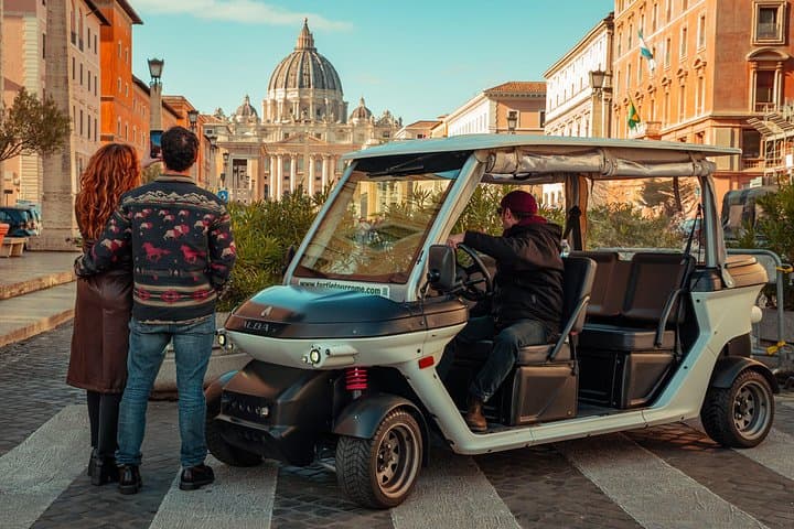 Rome Highlights by Golf Cart Private Tour