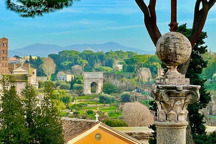 Rome Palatine Hill, Roman Forum, Colosseum Panoramic Views Tour