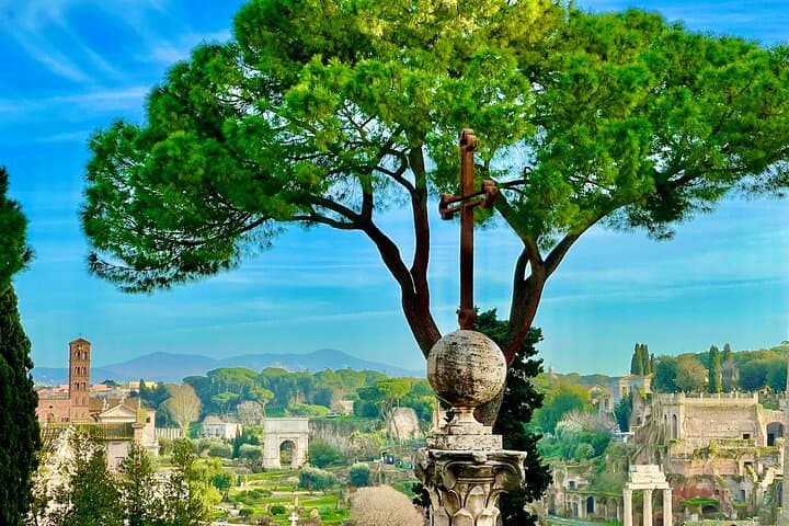 Rome Palatine Hill, Roman Forum, Colosseum Panoramic Views Tour