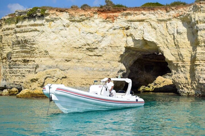 PRIVATE Tour from Otranto to Mulino d'Acqua Bay and Grotta Sfondata
