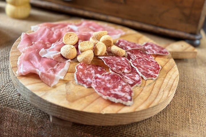 Cured meats tasting