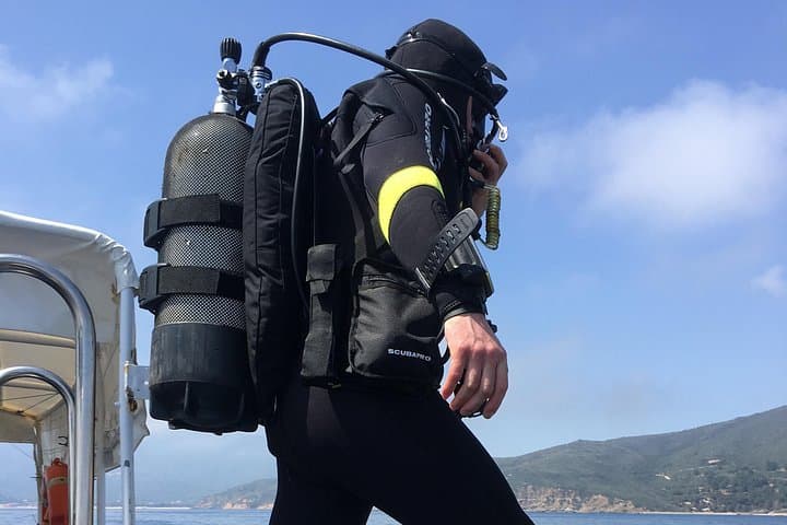Underwater adventure with sea baptism on the Island of Elba