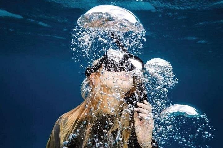 Underwater adventure with sea baptism on the Island of Elba