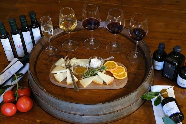 Private wine, Extra Virgin Olive Oils & Cheese Tasting