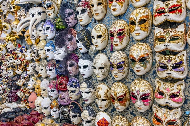 Venice Carnival Traditions Private Tour with Mask Workshop