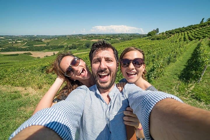 Selfie Among the Vineyards