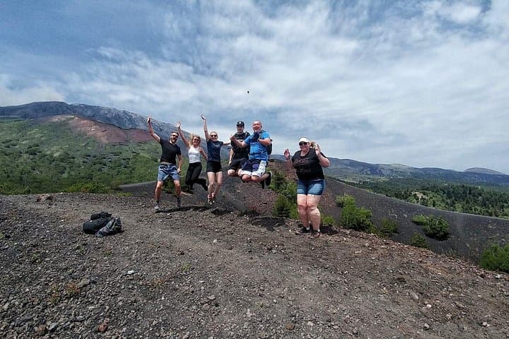 Small stop to admire Etna