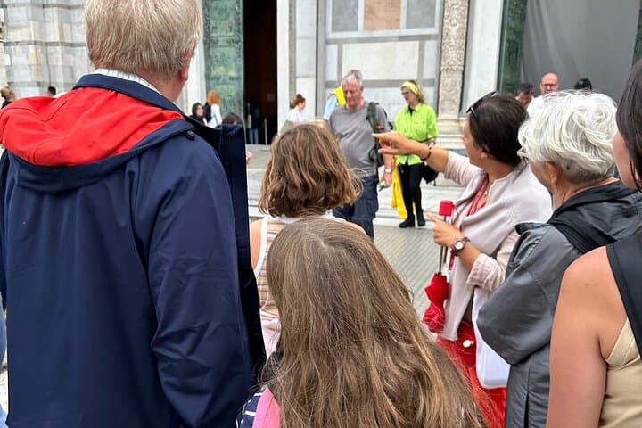 In front of the Cathedral